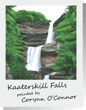 Kaaterskill Waterfall Serenity in Nature PNG