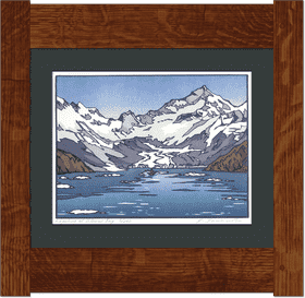 Serenity of the Glacier Front PNG