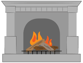 Cozy Hearth The Heart of the Fireplace PNG