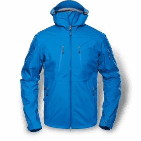 Vibrant Blue Outdoor Adventure Jacket PNG