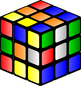 Ice Cube Rubik's Puzzle Delight PNG