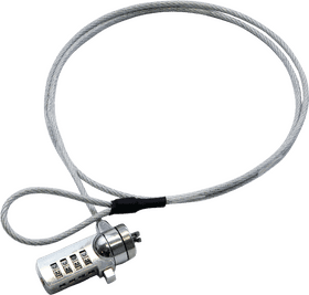 Combination Lock Cable for Security Solutions PNG