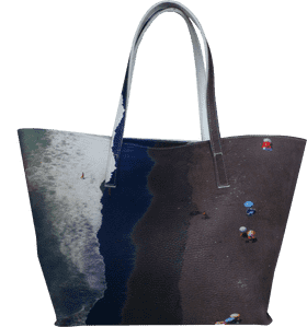 Beachside Bliss Tote Bag PNG