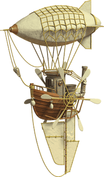 The Grand Adventure of the Airship Voyager PNG