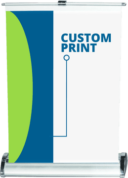 Custom Print Banner Display for Promotions PNG