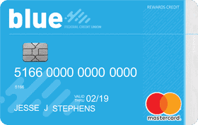 Blue Federal Credit Union Rewards Credit Card PNG