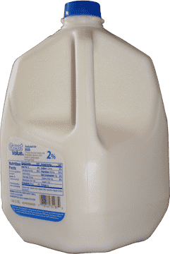 Great Value 2% Milk Carton Delight PNG
