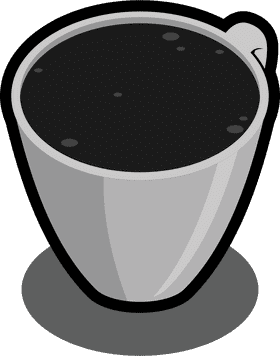 Delicious Brew from Fresh Coffee Beans PNG