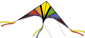 Colorful Kite of Joyful Skies PNG