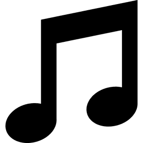 Classic Music Note Icon for Melody PNG