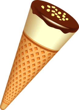 Delicious Chocolate-Dipped Ice Cream Delight PNG