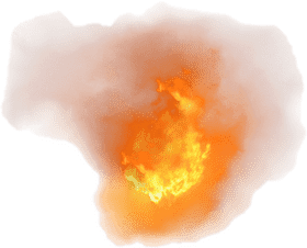 Fiery Eruption The Power of the Volcano PNG