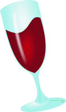 Elegant Wine Bottle and Glass Curated Selection PNG