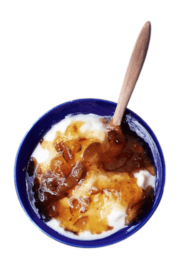 Delicious Presentation of Yogurt Delight PNG