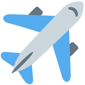 Stylized Model Airplane in Soothing Blue Tones PNG