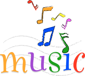 Colorful Melody with Music Notes PNG