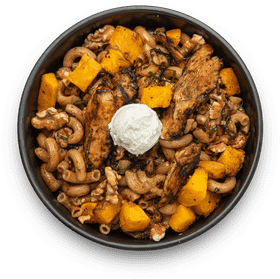 Delicious Presentation of Harvest Pasta Dish PNG