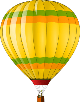 Colorful Balloon Adventure High Above PNG