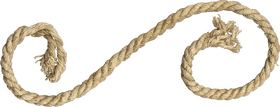 Classic Natural Fiber Jump Rope PNG