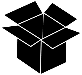 Creative Cardboard Box Showcase PNG