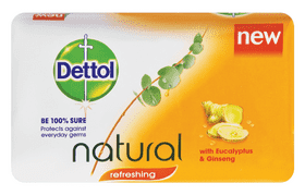 Natural Refreshing Soap with Eucalyptus and Ginseng PNG