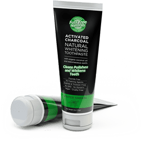 Fuss Free Naturals Activated Charcoal Toothpaste PNG