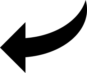 Curved Arrow Pointing Leftward PNG