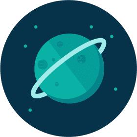 Serene Planet of Celestial Wonders PNG