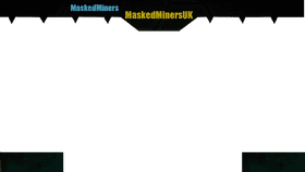 Masked Miners Community Banner Design PNG