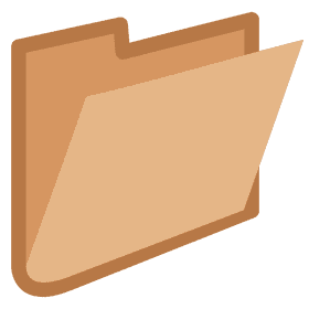 Organized Document Folder Icon PNG