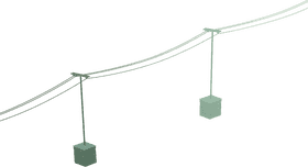 Graceful River Bridge of Tranquility PNG