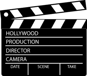 Hollywood Movie Clapperboard A Filmmaker's Essential Tool PNG