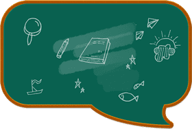 Creative Ideas on the Blackboard Canvas PNG