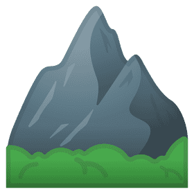 Majestic Mountain Peaks and Lush Greenery PNG