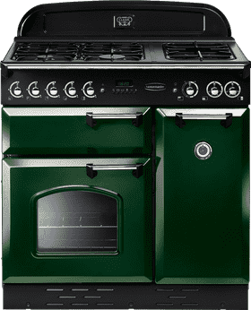 Elegant Retro Gas Stove with Dual Ovens PNG