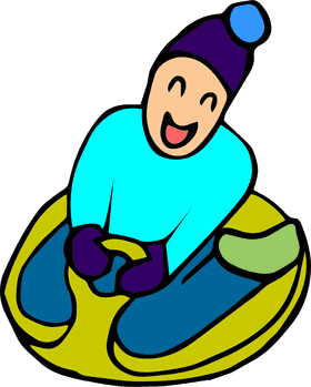 Winter Sport Fun Sledding Adventures PNG