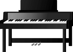 Elegant Piano The Heart of Music PNG