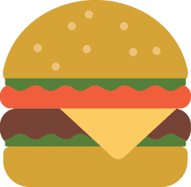 Delicious Layered Cheese Burger Delight PNG