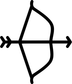 Elegant Bow Design for Precision Archery PNG