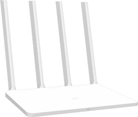 Sleek White Internet Router for High-Speed Connectivity PNG