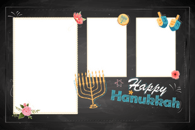 Joyful Celebrations Happy Hanukkah Wishes PNG