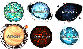 Colorful Planetary Wonders Across the Cosmos PNG