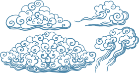 Artistic Illustrations of Cloud Computing Concepts PNG