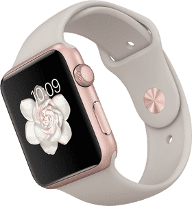 Elegant Mechanical Watch with Floral Dial PNG