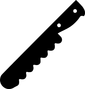 Elegant and Functional Knife Block Design PNG