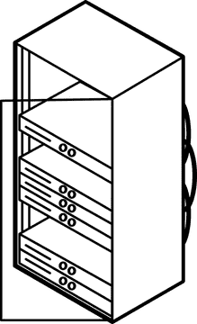 Efficient Storage Server Rack Design PNG