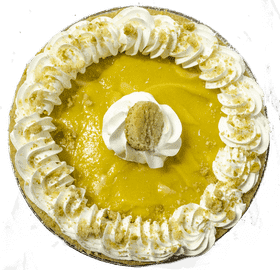 Delicious Presentation of Creamy Mango Tart PNG