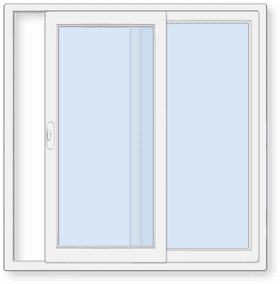 Sliding Glass Door Design Concept PNG