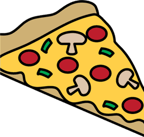 Citrus Slice Surprise on Pizza Delight PNG