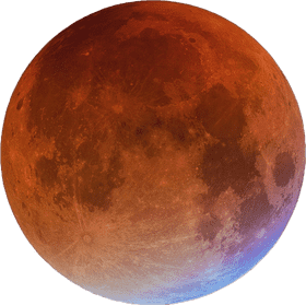 Blood Moon The Celestial Eclipse of Life PNG
